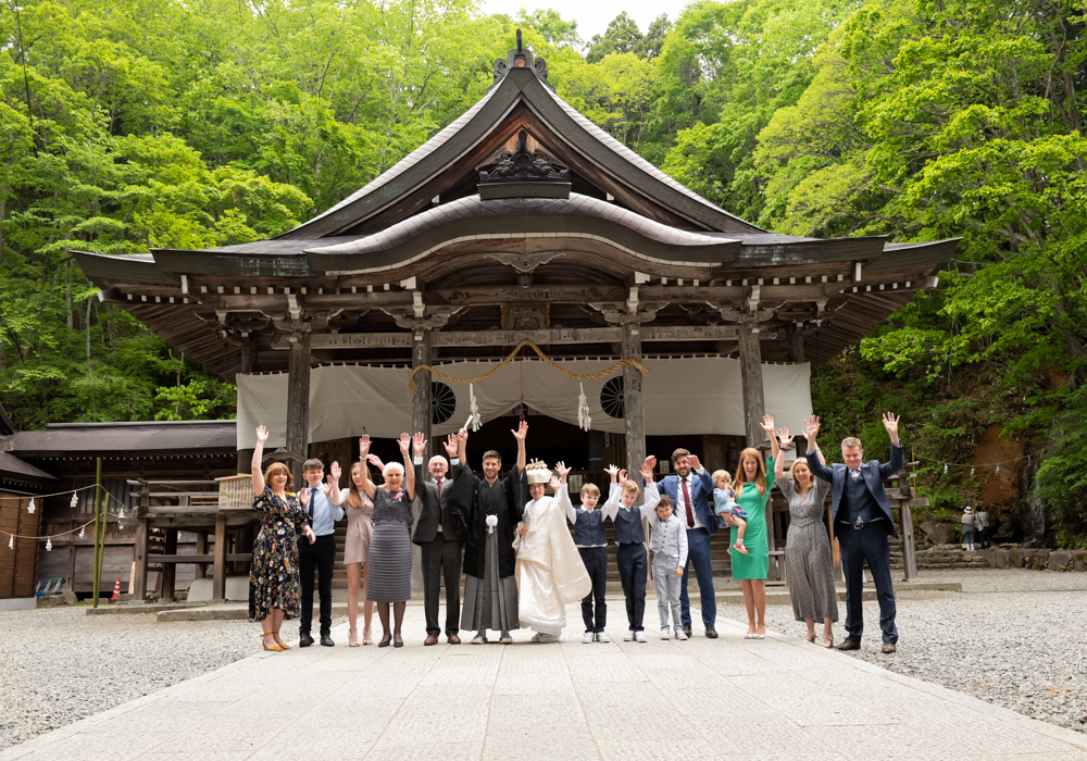 戸隠神社結婚式写真